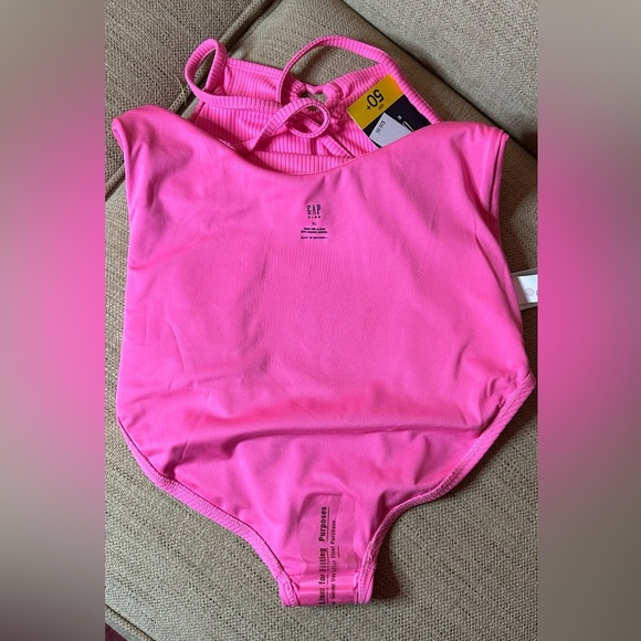 🆕 NWT Gap Kids Girls Ribbed One-Piece Swimsuit 🆕 - Picture 8 of 13